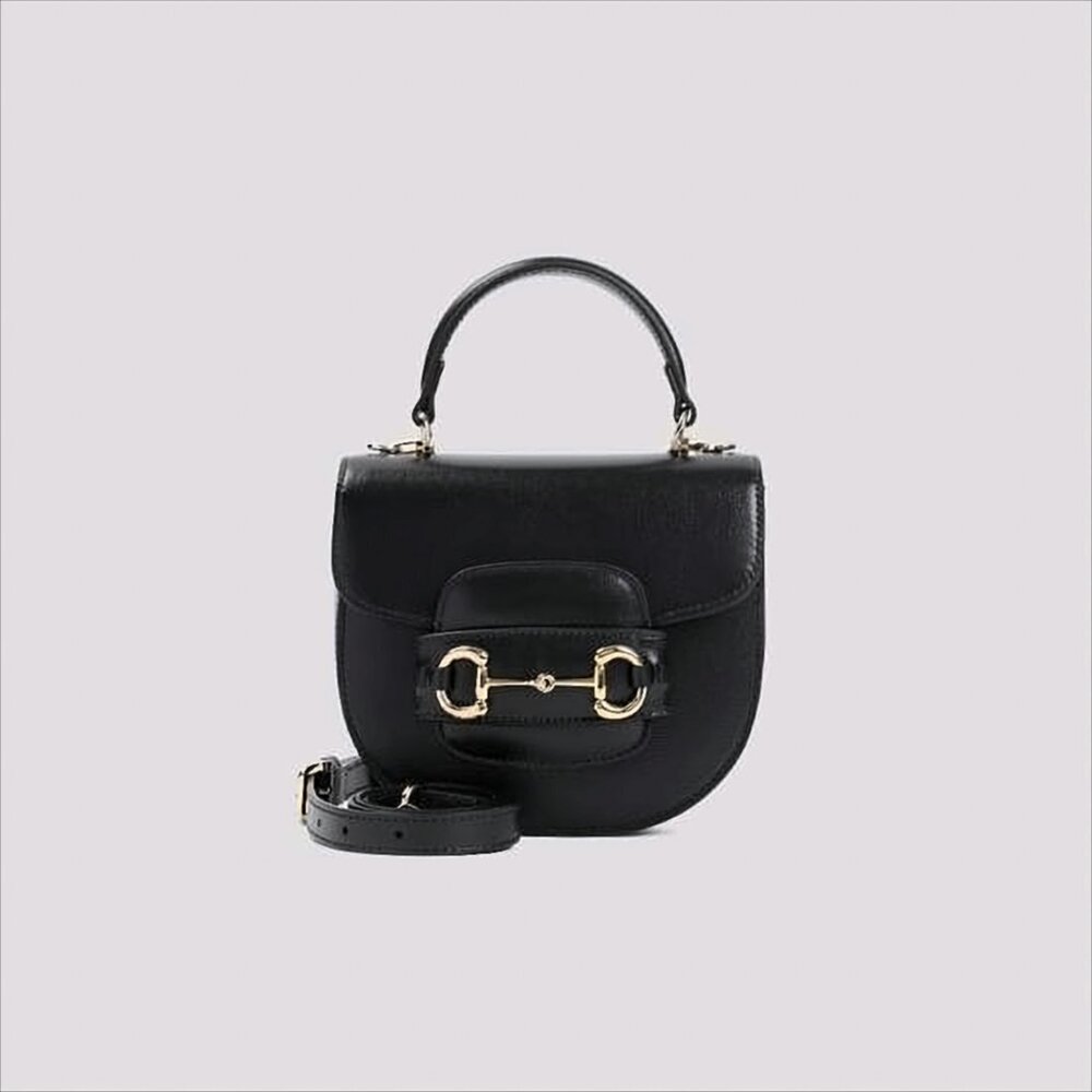 GUCCI Leather Tote Bag with Structured Silhouette - Picture 2 of 4